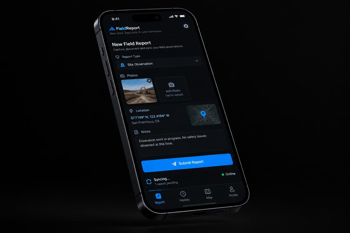 FieldForce App interface
